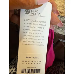 Women's CRZ YOGA Athletic Shorts L Pink thumbnail 5