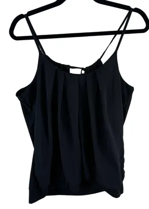 Maurices Black Spaghetti Strap Lightweight Stretchy Tank Blouse Size L‎ thumbnail 1