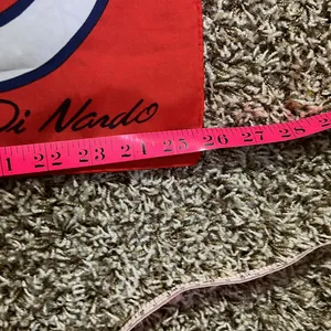 Di Nardo Scarf 20x26 red white and blue signed thumbnail 4