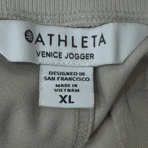 Athleta‎ Venice High Rise Jogger Pants Womens XL Beige Stretch Athletic Running thumbnail 9