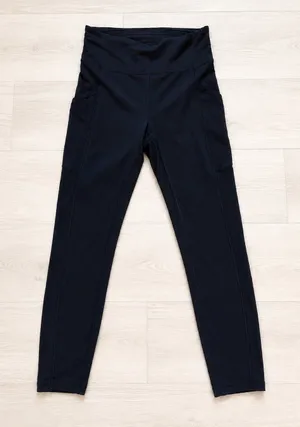 Lululemon Black Wunder Train High-Rise Tight with Pockets 25in Sz 4 thumbnail 1