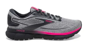 Brooks Trace Women Running Shoes Grey Pink Size 9.5 thumbnail 1