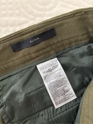 NWT Banana Republic Sloan Pant Olive Green Size 14 thumbnail 5