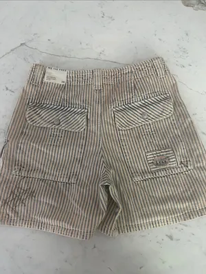 We The Free Day Dreamer Railroad Free People Boho Striped Shorts thumbnail 11