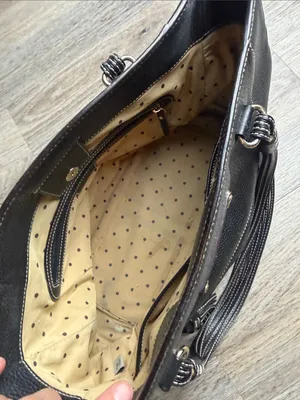 Kate Spade New York Foster Crossing Rue Satchel Black Pebbled Leather Tote Bag thumbnail 6