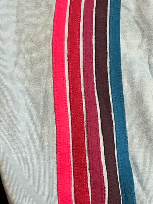 Womens small Aviator Nation 5-Stripe Sweatpants– Sky Blue thumbnail 7