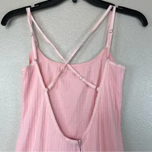 Edikted Pointelle Strappy open back romper SZ M thumbnail 7