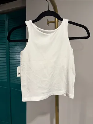 FREE PEOPLE NWT Clean Lines Cami / White thumbnail 7