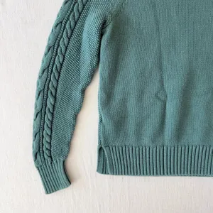 Gap Cable Knit Pullover Sweater Women XS Bistro Green thumbnail 9
