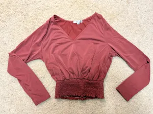 Long sleeve shirt Pink Size M thumbnail 1