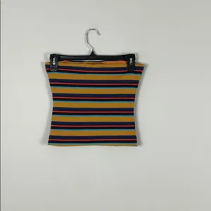Cotton On Riley Stripe Inca Gold Everyday Tube Top Strapless Size XS NWT thumbnail 5