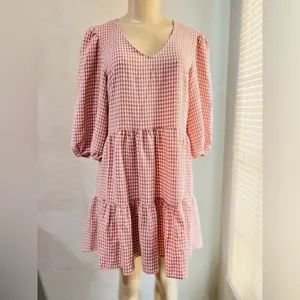 Petal and Pup mini size 4 dress puffy sleeve romantic , bohemian , western chic thumbnail 4