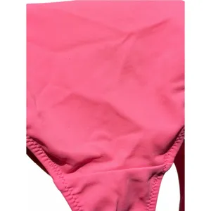 Victoria’s Secret Bikini Set 32D Multicolor Striped Halter Pink Swim Beach Y2K thumbnail 13