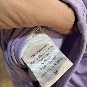 Lucy In the Sky Lilac Ruched Mini Dress Size M NWOT thumbnail 8
