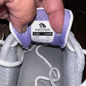 Thestron Golf Shoes Lightweight Lavender‎ Trim White Golf Shoes Womens Euro 42 thumbnail 8
