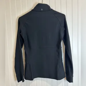 Prana Women's Black Zip Up Jacket athletic XS Running Yoga Gym. thumbnail 4