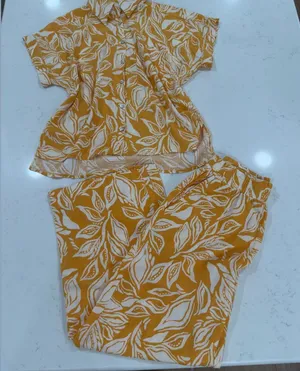 Panama Jack Women's Mustard and White blouse y pants thumbnail 1