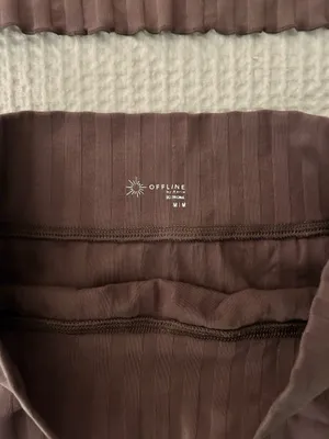 Aerie OFFLINE Brown Tank and Skirt Set thumbnail 3
