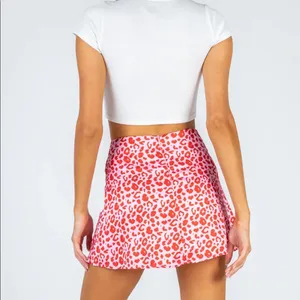 Princess Polly Quinny Pink Leopard Mini Skirt Size 4 thumbnail 4