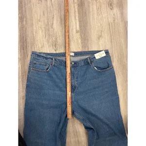 Abercrombie & Fitch The 90s‎ Relaxed High Rise Jeans Raw Hem Size 36/22 Long NEW thumbnail 6