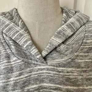 Gap long sleeved space dyed grey striped hoodie thumbnail 2