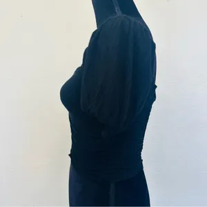 New Urban Outfitters black square neck top thumbnail 3