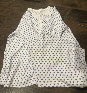 Roller Rabbit Pajamas Heart Blue Medium thumbnail 1