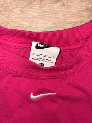 Nike Hot Pink Short Sleeve Dress Logo Tee thumbnail 2