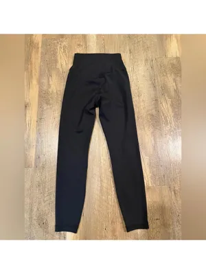 Quince Ultra-Form High-Rise Legging 25” Inseam Black Small thumbnail 5