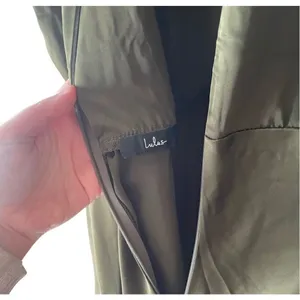Lulus Distinctive Charm Olive Satin A-Line Maxi 10 thumbnail 7