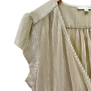 Baltic Born Athena Pleated Maxi Dress Sz XS Champagne Gold Maternity Bridesmaid thumbnail 8