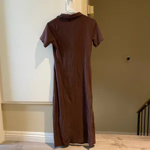 Free people Elegant Brown Midi Dress thumbnail 4
