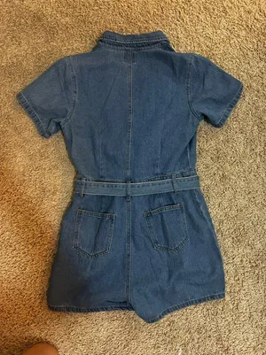 Denim Romper thumbnail 2