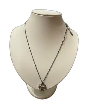 Leo Lion Silver pendant lobster clasp chain necklace thumbnail 1