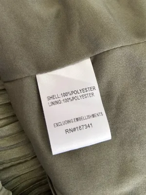 NWT Hello Molly‎ Sage Green Ribbed Plunge V Neck Long Sleeve Midi Dress Size 4 thumbnail 6