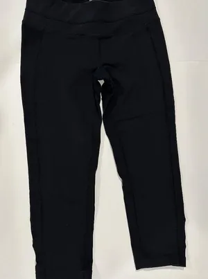Athleta Capri S Black‎ Ruched Cropped - Size S. thumbnail 1