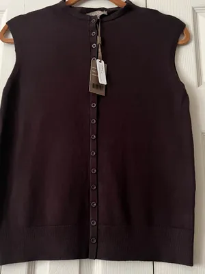 Milano Milano Knit Top in Deep Brown thumbnail 2