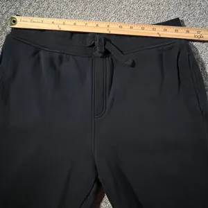 Zara Joggers Women L‎ Black 100% Cotton Drawstring Sweatpants Relaxed Fit thumbnail 5