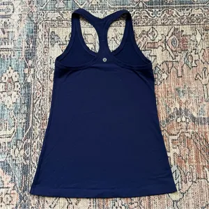 Lululemon Cool Racerback Tank Top Hero Blue Navy Size 6 thumbnail 8