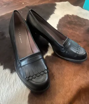 Ladies loafers with heel thumbnail 1