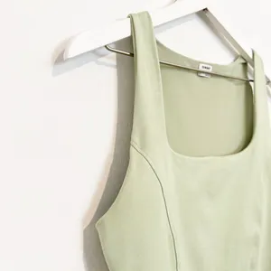 Aritzia Sunday Best Jagger Top‎ Size Large Green Corset Ponte Cropped Clean Girl thumbnail 4