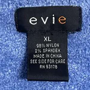 Women's Evie V-Neck Blue Fuzzy Long Sleeve Sweater Size‎ XL thumbnail 3