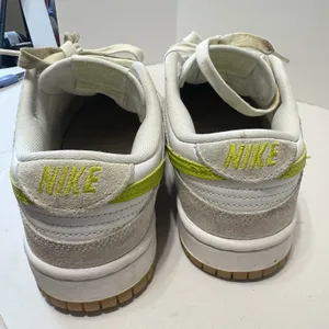 Nike Dunk Low Pro Sneakers Women’s 7.5 White & Bright Cactus Green Tennis‎ Shoes thumbnail 6