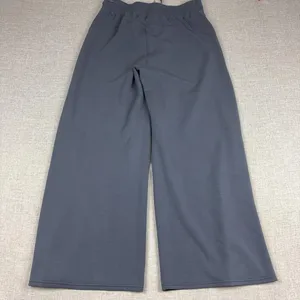 SPANX AirEssentials Wide Leg Pants Womens 1X Tall Blue Drawstring Lounge thumbnail 3