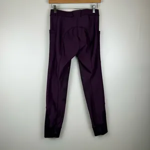 Ovation Equinox Pull On Knee Patch Winter Breeches Women's Size M 28 Purple thumbnail 5