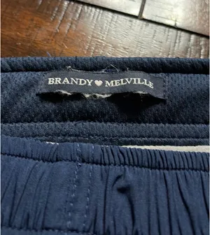 Navy Brandy Melville Pants thumbnail 2