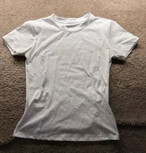 White Workout Top Size M thumbnail 1