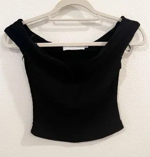 ASTR The Label Textured Off Shoulder Top Sweetheart Neckline Size XS thumbnail 1