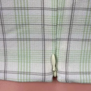 NEW Aritzia Sunday Best Tatiana Lola Green Plaid Slit Straight Mini Skirt Size 2 thumbnail 6