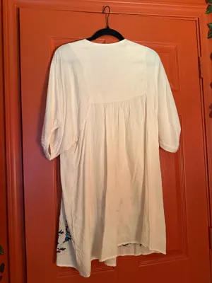 Floral mini dress White Size XS thumbnail 2